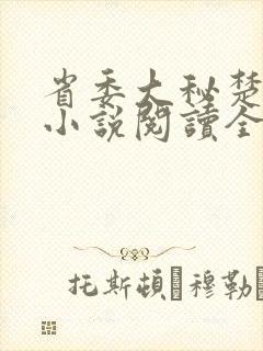 省委大秘楚东恒小说阅读全文封面