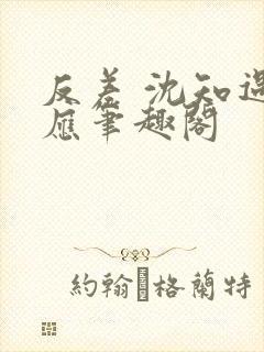 反差 沈知遇晏应笔趣阁封面