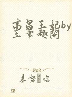 高昌王妃by黛玉笔趣阁