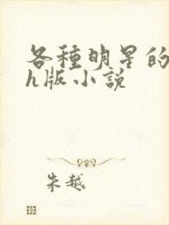 各种明星的综艺h版小说