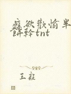 瘾欲欢愉半块小饼干tnt封面