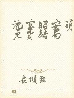 沈宴昭安萌全文免费结局