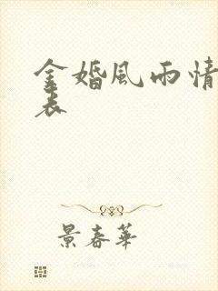 金婚风雨情演员表