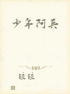 少年阿兵封面