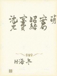 沈宴昭安萌全文免费结局