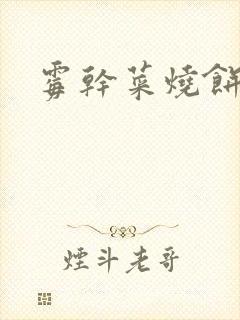 霉干菜烧饼封面