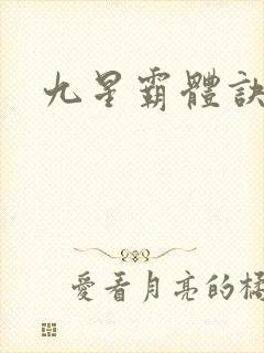 九星霸体诀小说