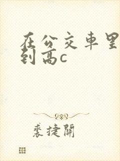 在公交车里c弄到高c