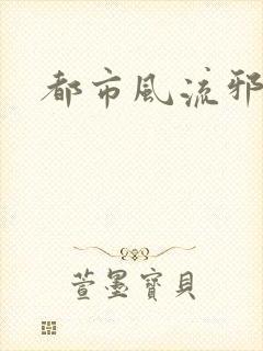 都市风流邪少封面