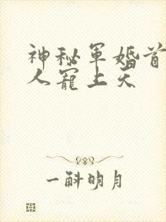 神秘军婚首长大人宠上天