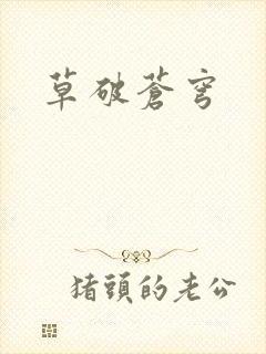 草破苍穹封面