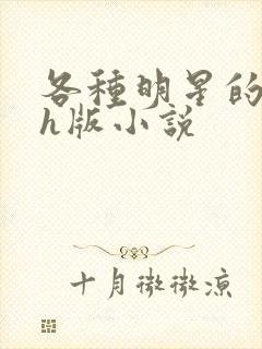 各种明星的综艺h版小说