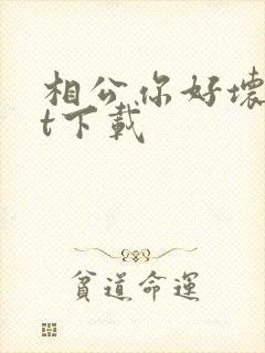 相公你好坏txt下载