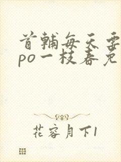 首辅每天要不够po一枝春免费阅读