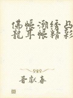 佛帐潮绣凸浮双龙耳帐精彩片段封面