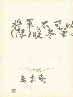 将军,不可以!(限)暖冬笔趣阁免费阅读
