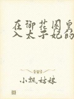 在御花园皇上进入太子妃的小说