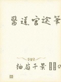 医道官途笔趣阁封面