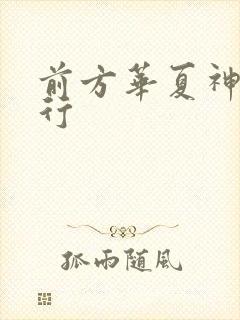 前方华夏神明禁行