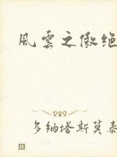 风云之傲绝封面