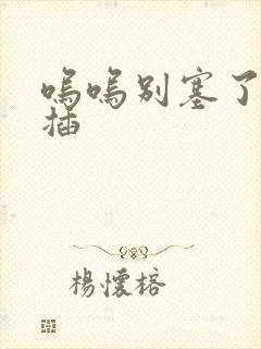 呜呜别塞了啊抽插