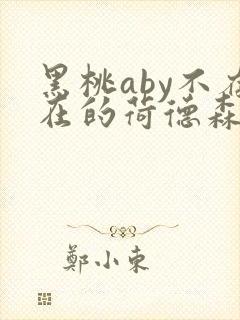 黑桃aby不存在的荷德森笔趣阁