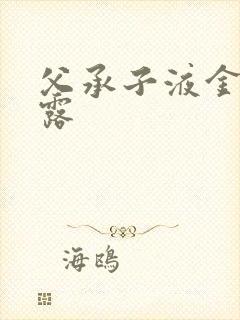 父承子液金银花露