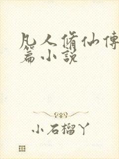 凡人修仙传人界篇小说