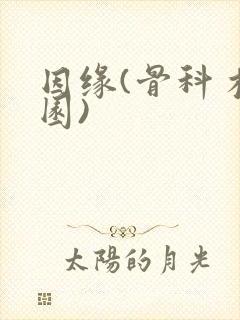 因缘(骨科 校园)