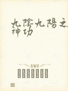 九阴九阳之阴阳神功封面