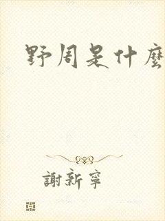 野周是什么意思