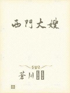 西门大嫂封面