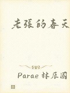 老张的春天封面