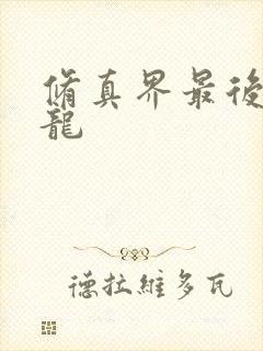 修真界最后一条龙