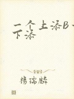 一个上添B一个下添