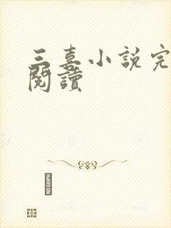 三喜小说完整版阅读