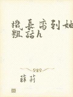 机长脔到她哭h粗话h