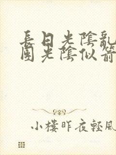 长日光阴乱作一团光阴似箭笔趣阁