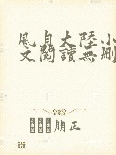 风月大陆小说全文阅读无删减