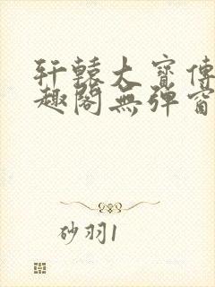 轩辕大宝传奇笔趣阁无弹窗