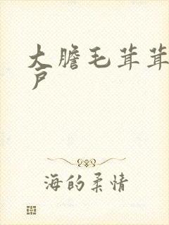 大胆毛茸茸的湿户