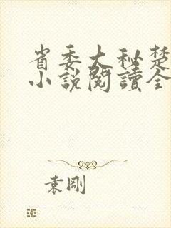 省委大秘楚东恒小说阅读全文