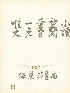 唯一奢望小说全文免费阅读封面