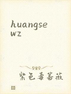 huangsewz封面