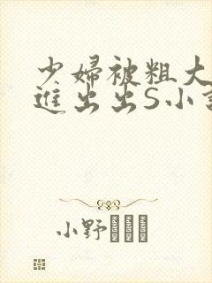 少妇被粗大猛进进出出S小说封面