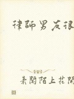 律师男友很难撩