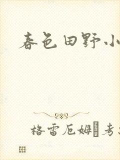 春色田野小说