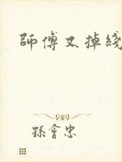 师傅又掉线了封面