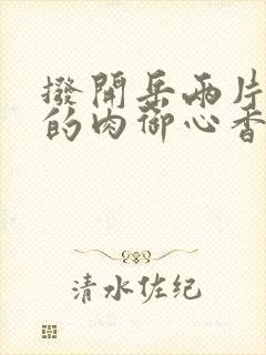 拨开岳两片肥嫩的肉御心香帅封面