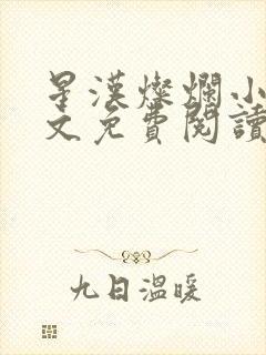 星汉灿烂小说全文免费阅读